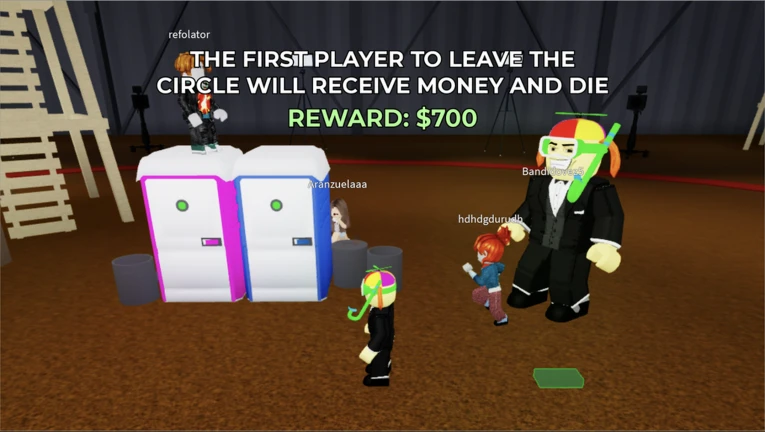 FIRST TO LEAVE MINIGAME