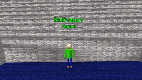 3D Baldi's Basic's Roleplay!