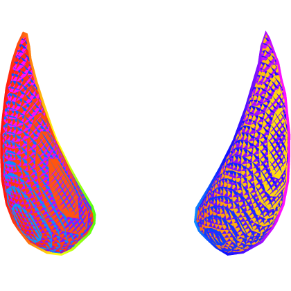 Animated Rainbow Prisma horns