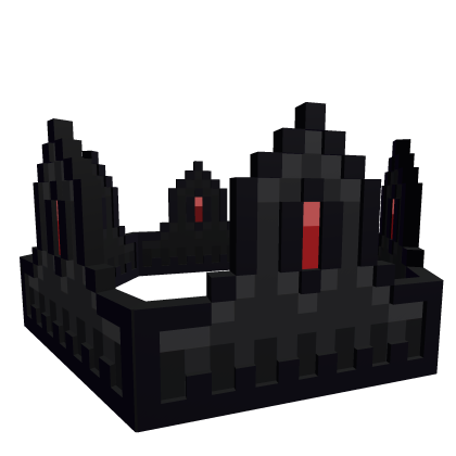 👑 Black 8-Bit Crown