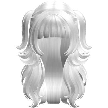 Anime Wolfcut With Twintails (White) Roblox item