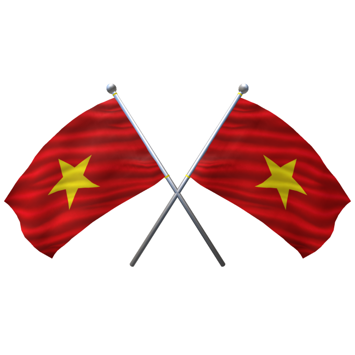 🇻🇳 Vietnam Shoulder Double Flag