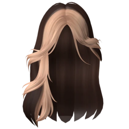 Brown Curly Blonde Hair! Roblox decal