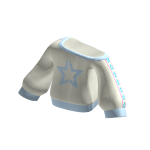 🍀Oversized Off Shoulder Sweatshirt (Cream)