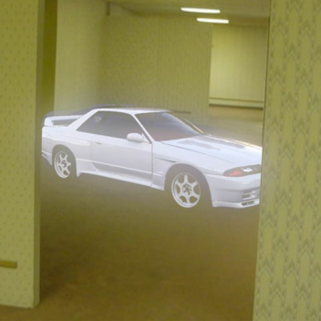 Backrooms hard with cool car