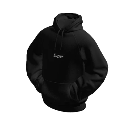 Black Super Hoodie Posed Roblox Item Rolimon s