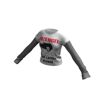 The Latest Blonde Print Layered Long Sleeve