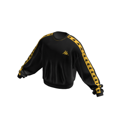 Sudadera Kppa black y dorado