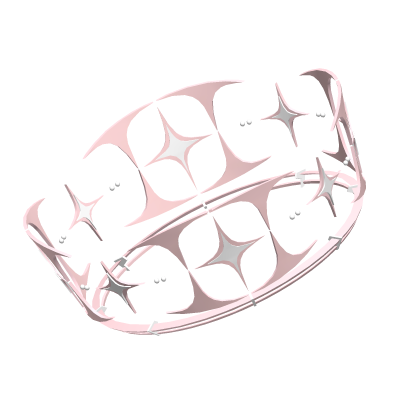 Tilted Floating Crown Pastel Pink Roblox item