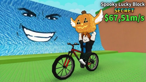 Escape Tsunami on Bike for Lucky Blocks scripts