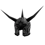 Black Anti Chrome Helmet