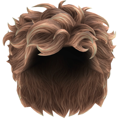 Blonde Messy Fluffy Hair Roblox item