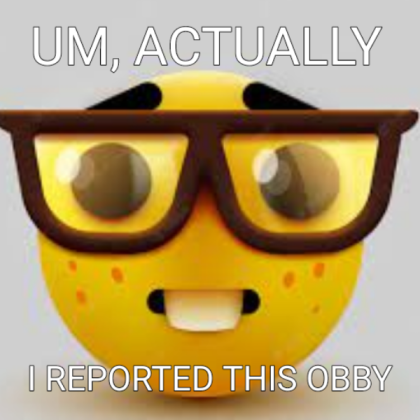 nerd emoji meme (obby creator) Roblox decal