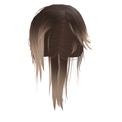 ۶ৎ | lara croft hair brown blonde messy ponytail Roblox item