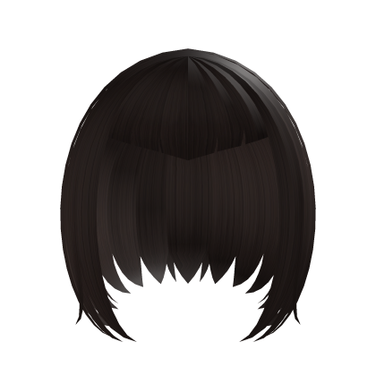 Brown gothic vampire cute short bob