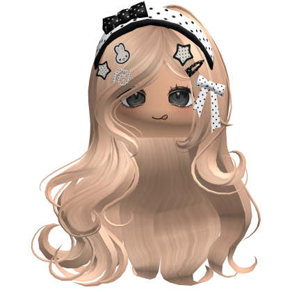♡ Silky Waves w/ Bunny Charms (Blonde) Roblox item