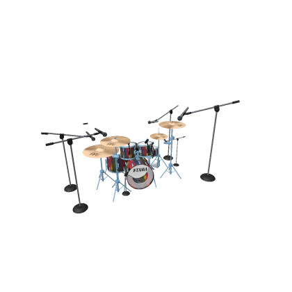 Hippie TAMA Drumkit With mics