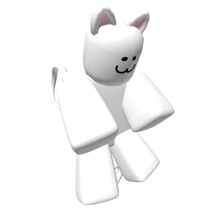 Cat Plushie Backpack [White] [Female]