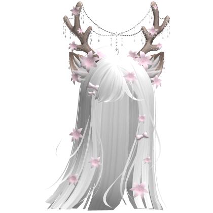 Ethereal Christmas Fairy Fawn Hair w/ Antlers