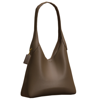 Coach Leather Shoulder Bag Maple Brown thumbnail