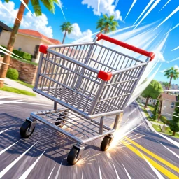 Shopping Cart Downhill! icon