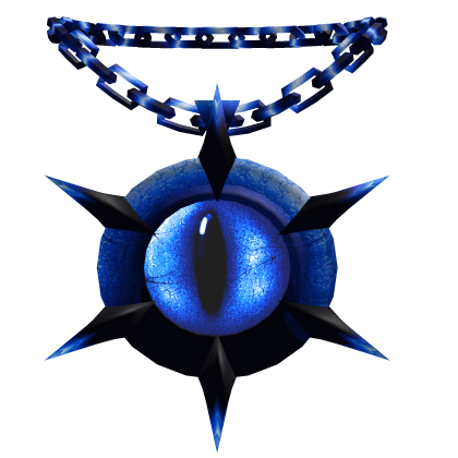 [👁️ ANIMATED] Dark Blue Overseer Eye Chain