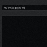 my swag [nine 9]