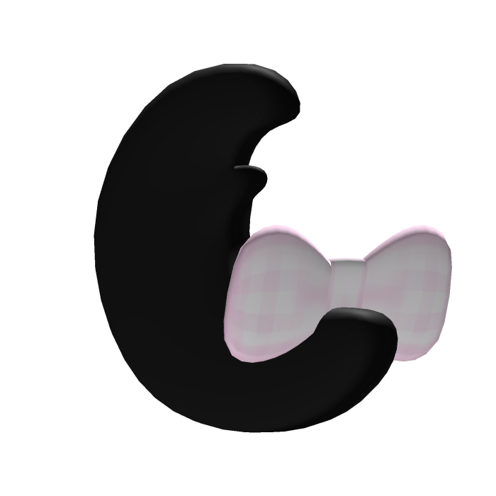 ♡﹒adorable black puppy tail with bow