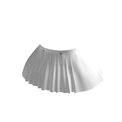 White pleated skirt roblox hot sale