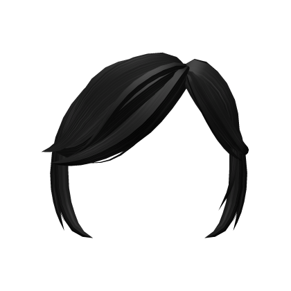 Stylish Side Parted Bangs (Black)