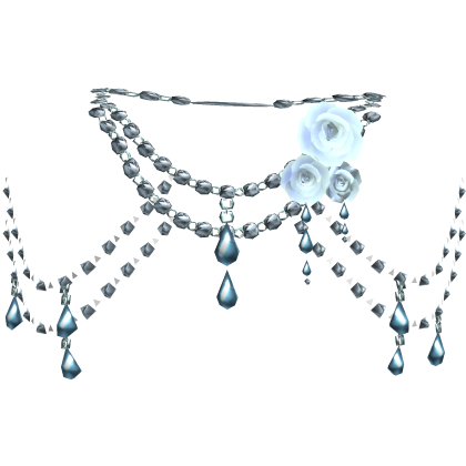 Blue Body Front Jewelry w Roses 3.0 Roblox item