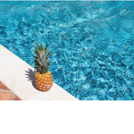 piña flotante