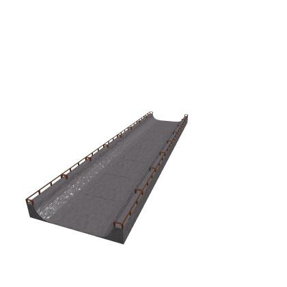 long sk8ter half pipe