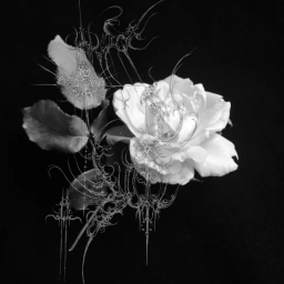 white roses