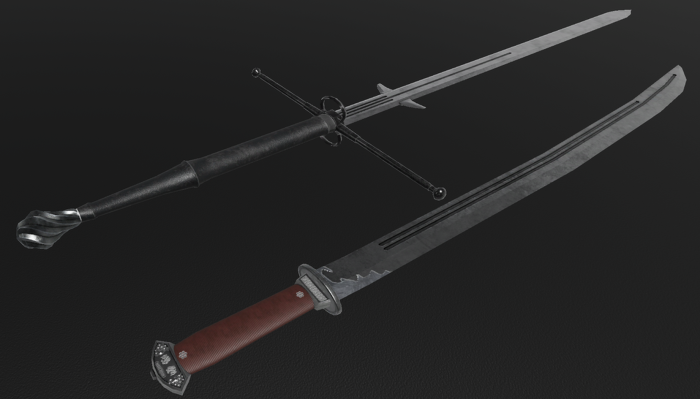 PBR Sword Pack - Historic preview 1