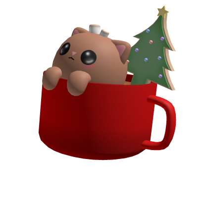 Christmas Cat Hot Chocolate Mug