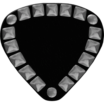 🖤🗝️studded guitar pick picklace addon