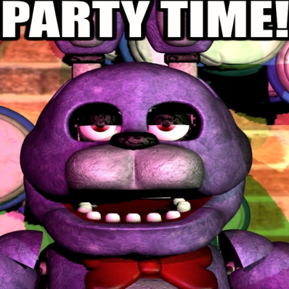 fnaf party time poster Roblox decal
