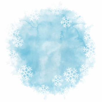 ❄️ only blue in a snow village