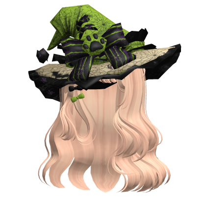 Blonde Kawaii Witch Halloween Hair