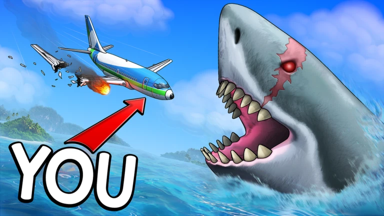 着陸するか死ぬか！ 🦈 [サメです！]