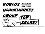 Roblox BlackMarket Models-TOP SECRET-