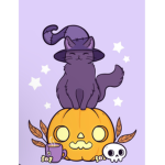 Mystical Black Cats
