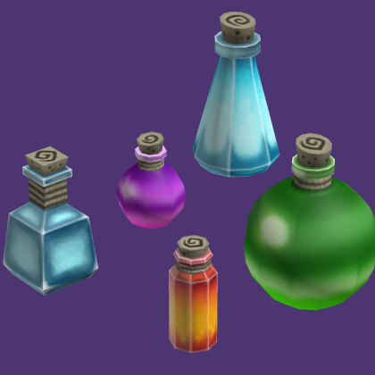 Small Textured Stylized Potions Pack