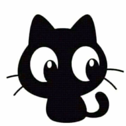 Black cat Roblox decal