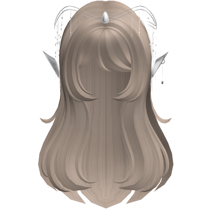 Light Brown Elf Fantasy Queen Hair Tiara
