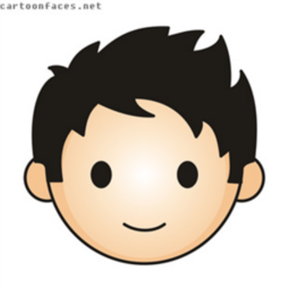 Funny cartoon face Roblox decal