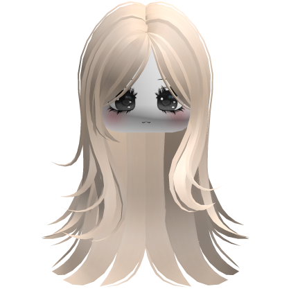 Basic Soft Hair w Cute Lashes Face Beige Roblox item