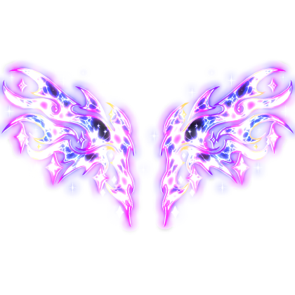 🔆 Glowing Galaxy Colorful Wings [Emissive]