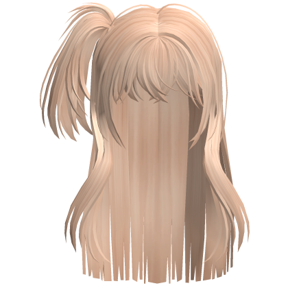 Blonde - Cute Preppy Pigtail, Chopped Back Roblox item